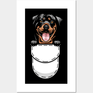 Rottweiler Pocket Dog Posters and Art